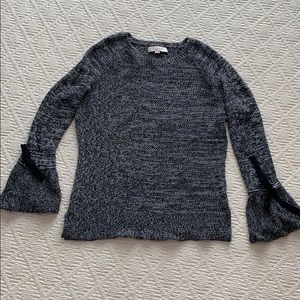 Black and white marked sweater